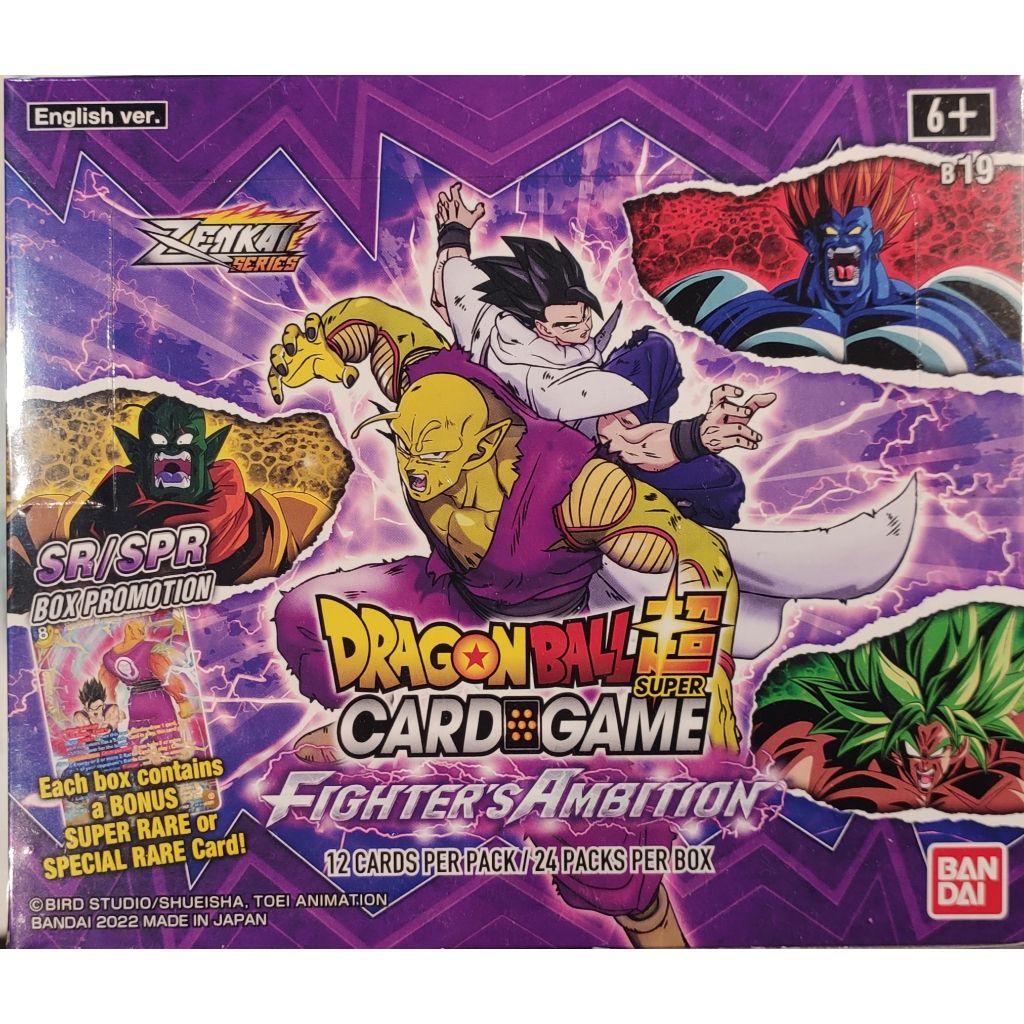 Dragon Ball Super Card Game Zenkai Series B19 Fighter's Ambition ...