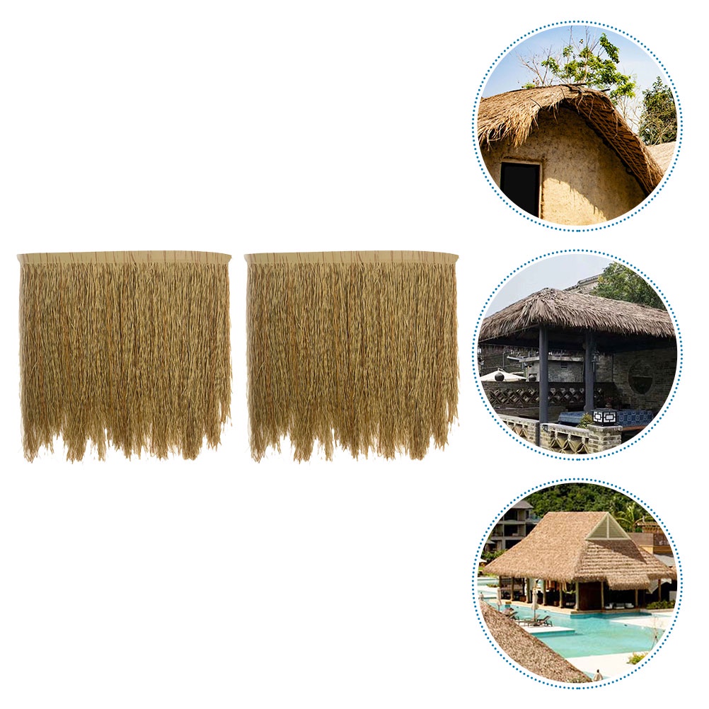 Natural Decorative Vivid Simulated Artificial Tiki Hut Thatch Roof ...