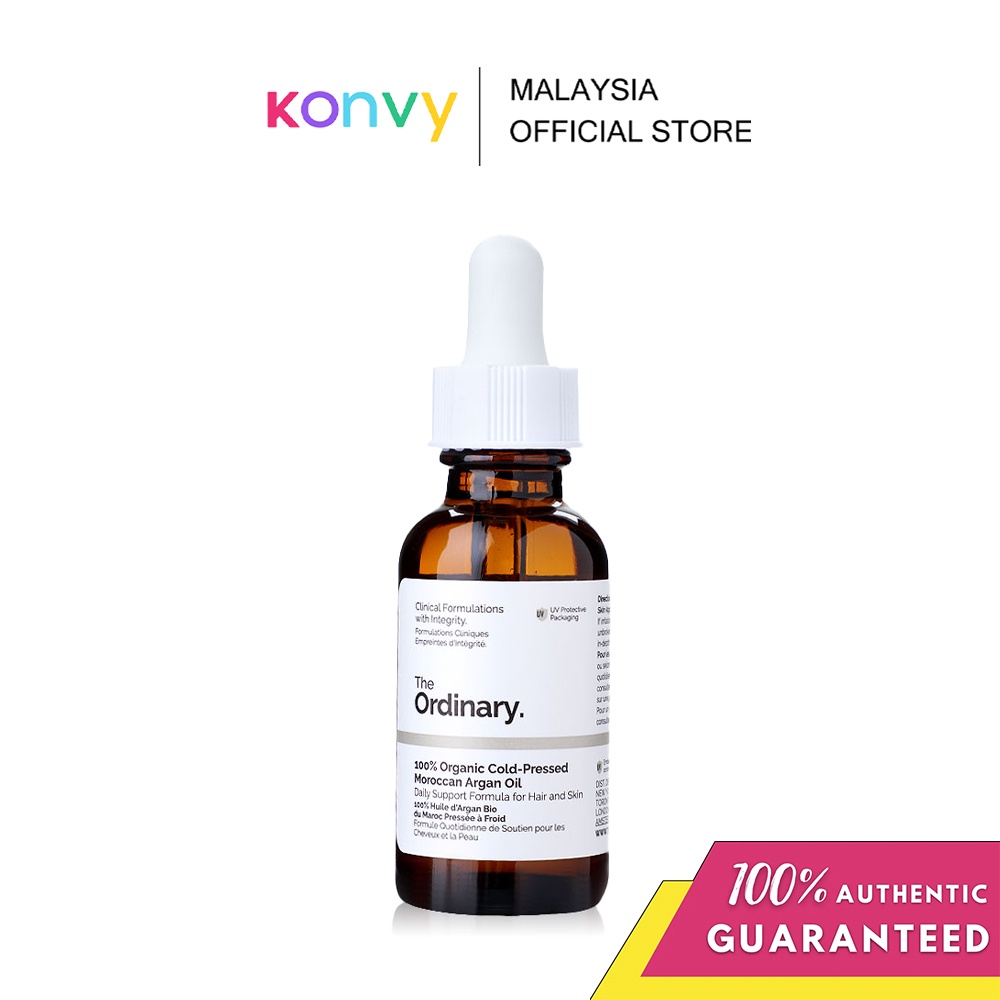 The Ordinary Hydrators & Oils 100% Organic Cold-Pressed Moroccan Argan ...