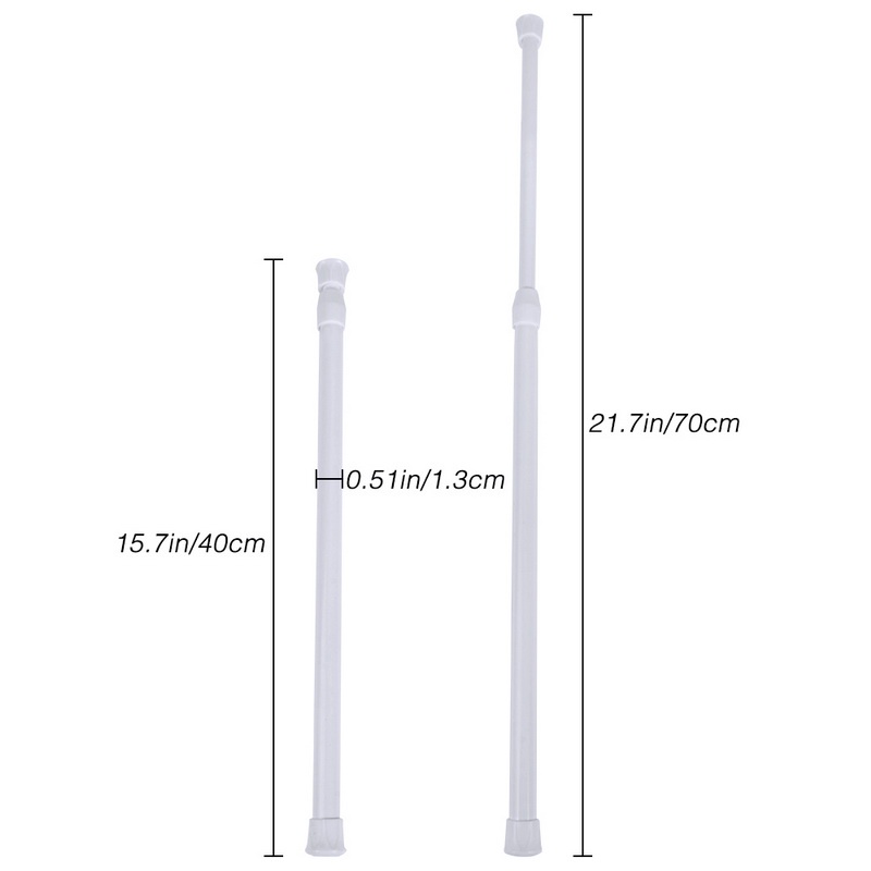 High Quality White Expansion Curtain Rod Curtain Accessories Hanging ...