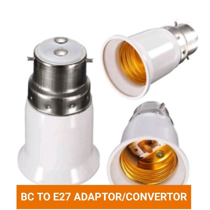 BC(22) TO ES (27) ADPTOR/PLUG SOCKET CONVERTER | Shopee Malaysia