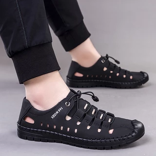 2023 Ready Stock Men Duet Sport Clogs Mules Sandals Shoes Kasut Crocs  Lelaki River Wading Fishing Sandals Waterproof and non-slip fashion sandals  for men hollow beach shoes 2022 new style