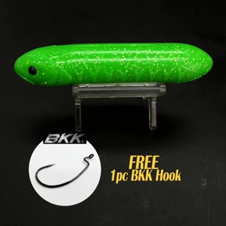 Sawa-D Torpedo Soft Bait, 10cm 24g, Free Hook Haruan Toman Pencil Soft  Plastic Bait, Ready Stock Malaysia