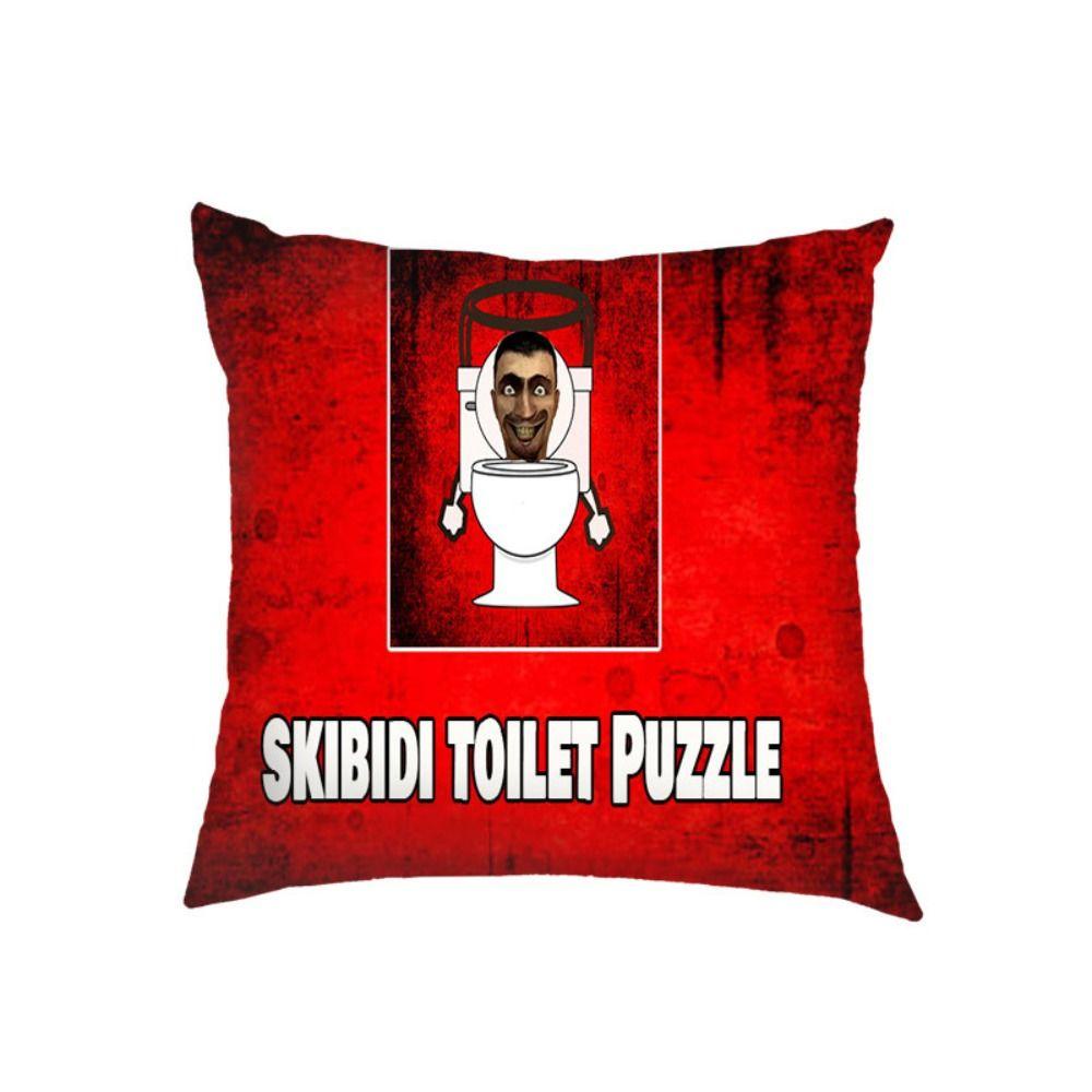 YISHENG Skibidi Toilet Pillow Cover, Film Anime Cameraman Car Plush ...