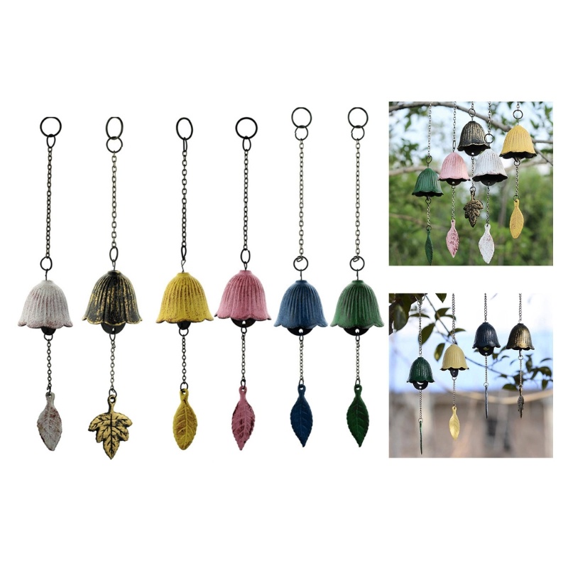 Recycled Brass & Glass Beads Om Wind Chime Bell Bohemian Decor...