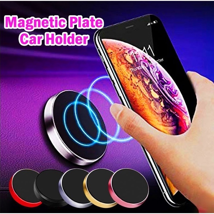 [NEW] Universal Magnetic Car Phone Holder Self Adhesive Dashboard Wall  Mount Stand Pemegang Telefon