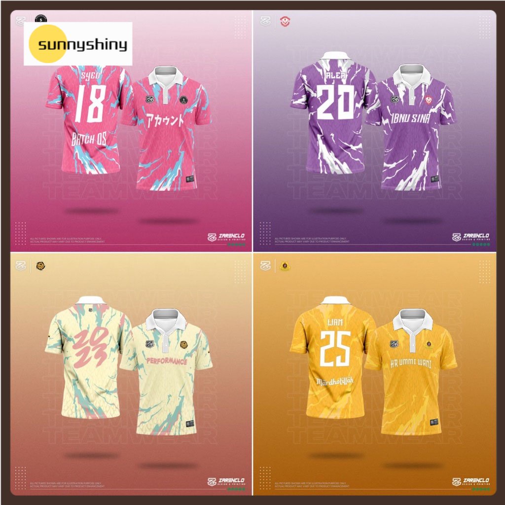 Baju Ootd Lelaki Budak 2023 Viral Custom Nama Retro Collar Tiktok Retro