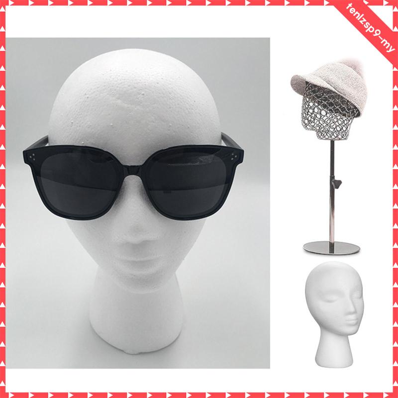 [tenlzsp9] Female Head, Manikin Foam Head, Hat Display Stand for Style