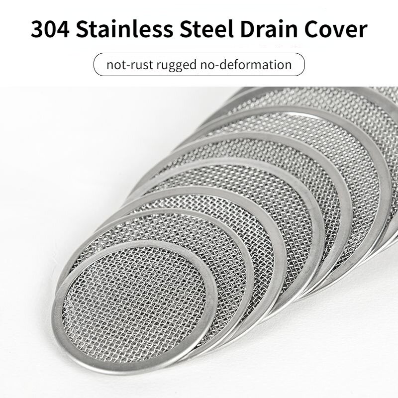 Bathroom Floor Drain Cover Sewer Filter Net Sheets Stainless Steel