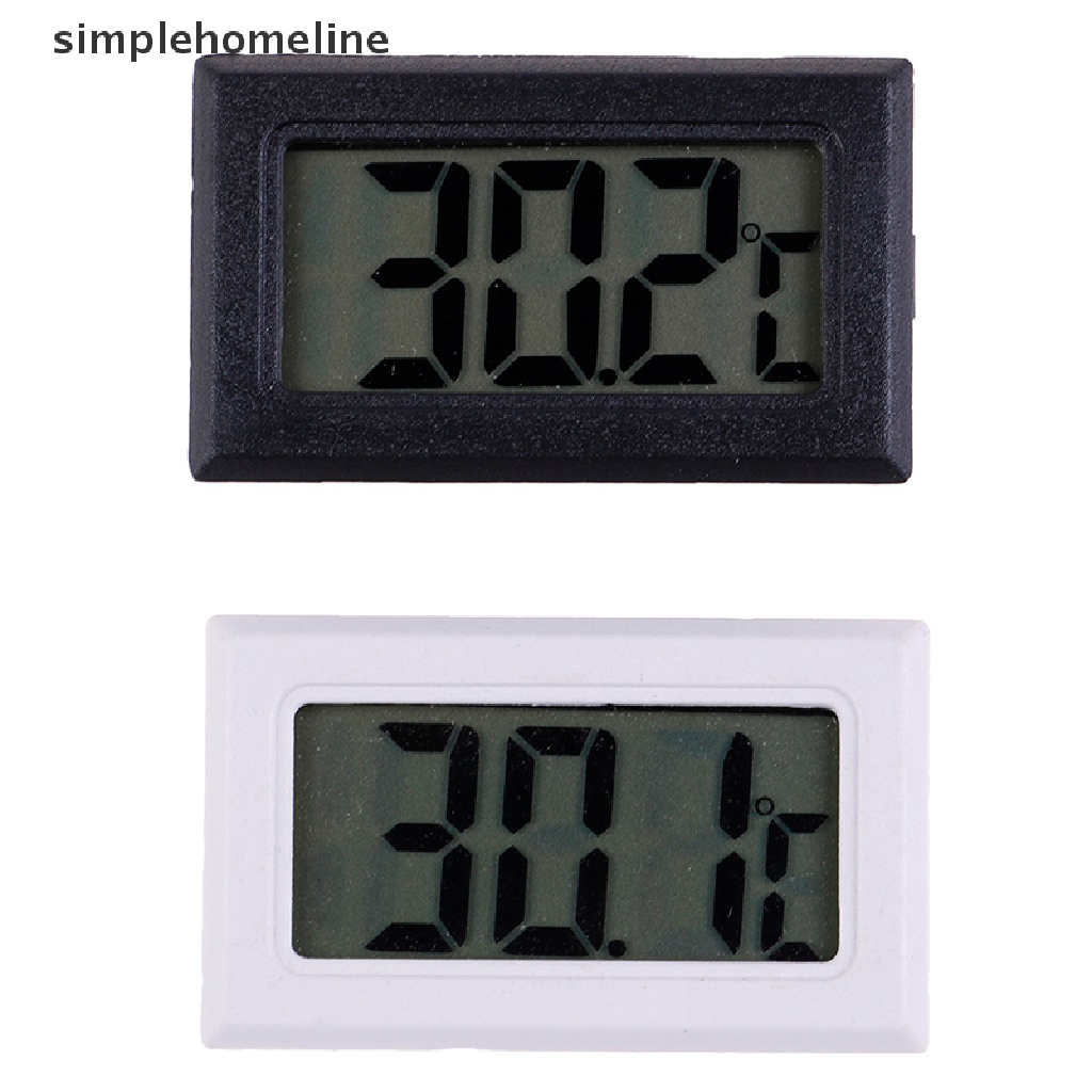 Simplehomeline 1Pc Mini Digital LCD Temperature Humidity Meter Thermometer Hygrometer Indoor SHE