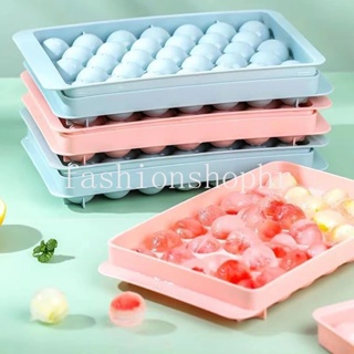 1pc 33 grids Ice Cube Trays For Freezer Ice Ball Maker Mold Mini Circle  Round Ice Cube Mold with Lid Making for Cocktail Whiskey