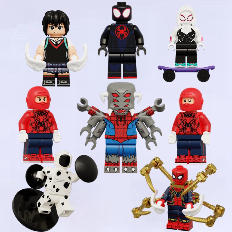 SpiderMan Gwen Stacy Peni Parker Miles Morales Across the Spider-Verse ...