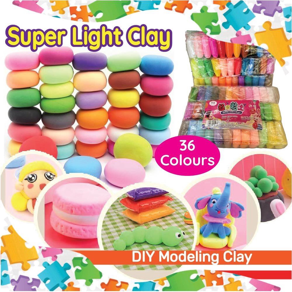 Clay Super Light Clay With Tools For DIY Modeling Clay Craft Handwork