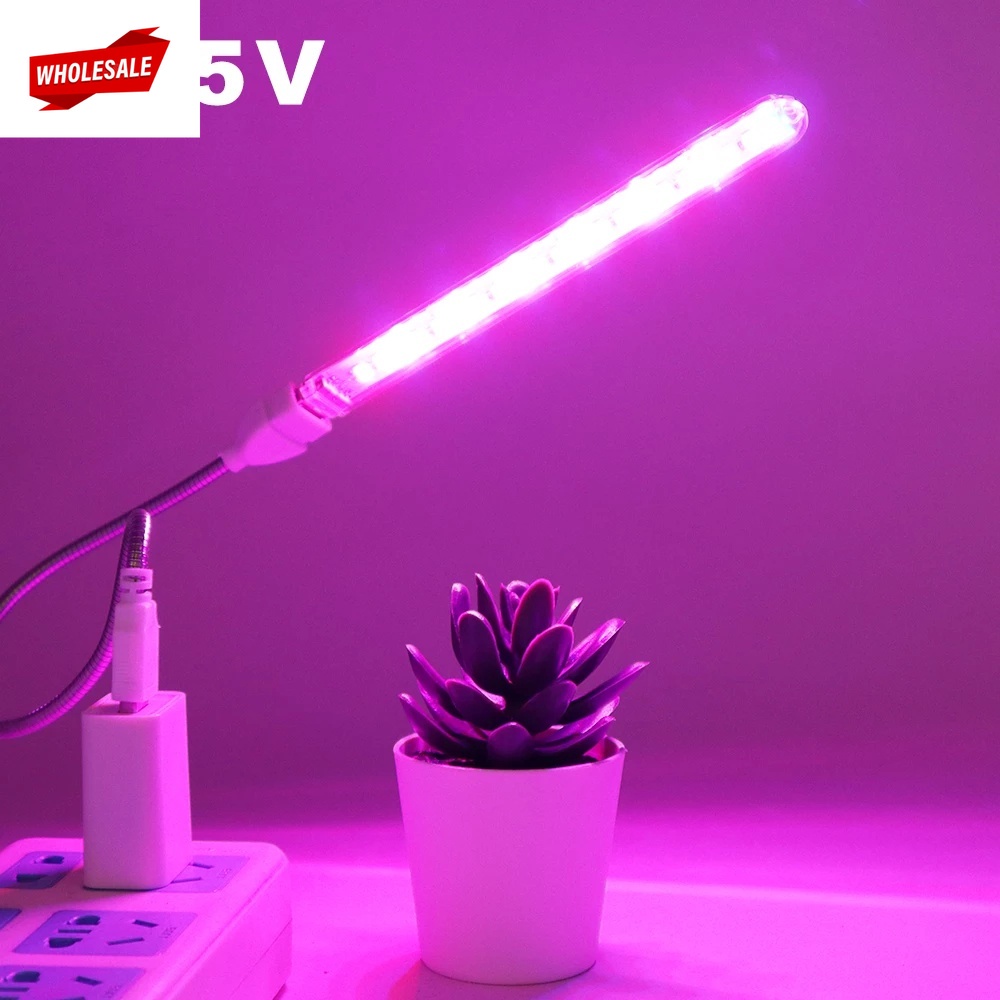 (BC)5V LED Portable Plant Growing Lamp / Full Spectrum Red & Blue ...