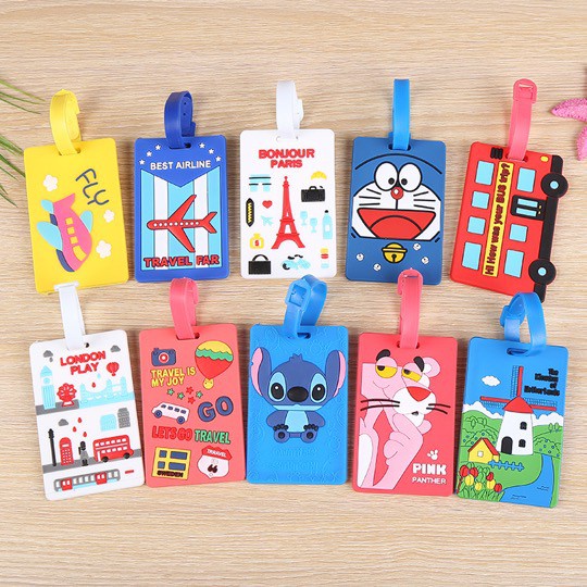 Kid Children Creative Luggage Tag Key Chain for School Bag Beg | Shopee ...