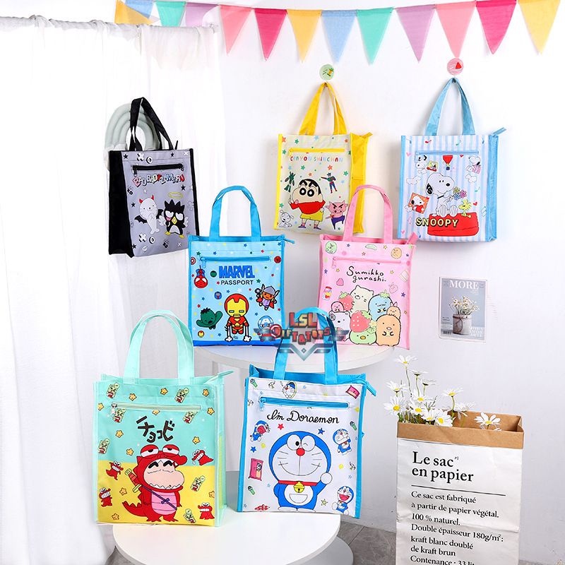 Cartoon Sanrio Canvas Shopping Bag Female Canvas Students Shoulder Bag ...