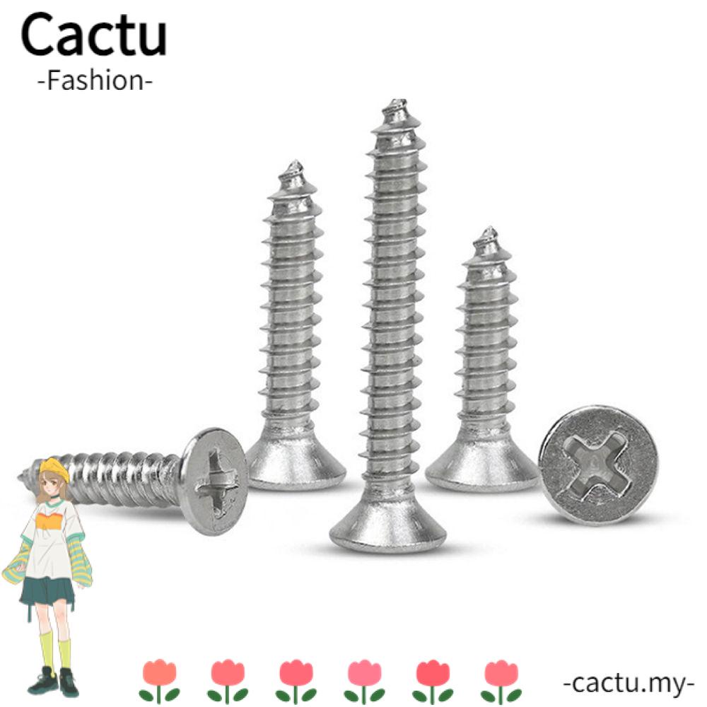 CACTU 4g 6g 8g M3 M4 M6 Fasteners Cross Head A2 Fully Threaded
