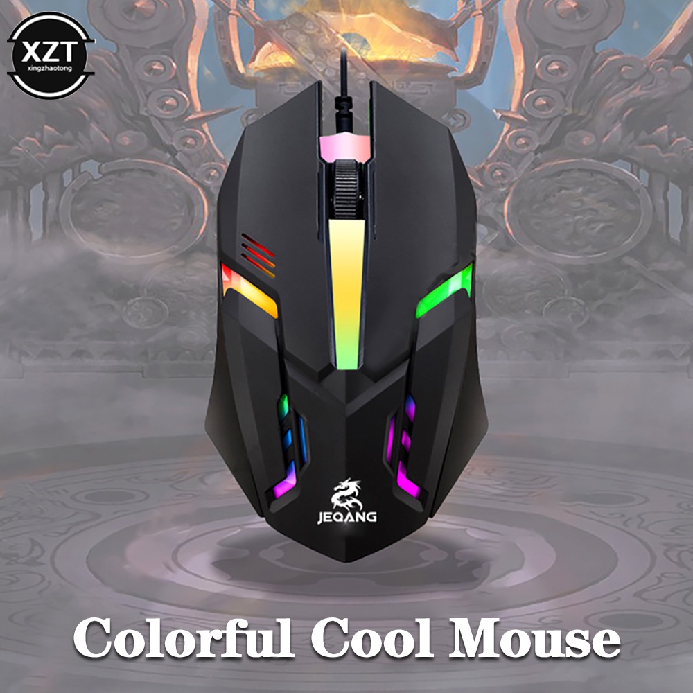 JM-318USB MouseDesktop Notebook Office Glow Chicken Gaming Mouse ...