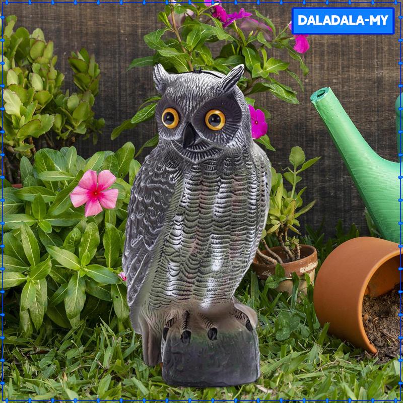 [DaladalaMY] Realistic Owl Garden Statue Decoration Owl Decoy Scare