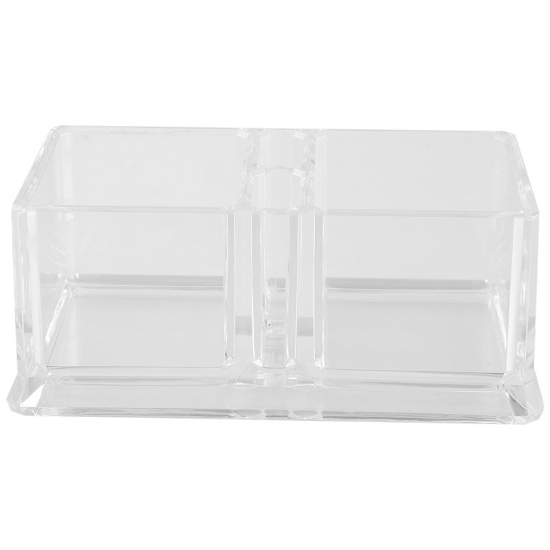 2 Lattices Clear Acrylic Tea Bags Holder Coffee Sugar Bag Boxes Acrylic Storage Organizer Case