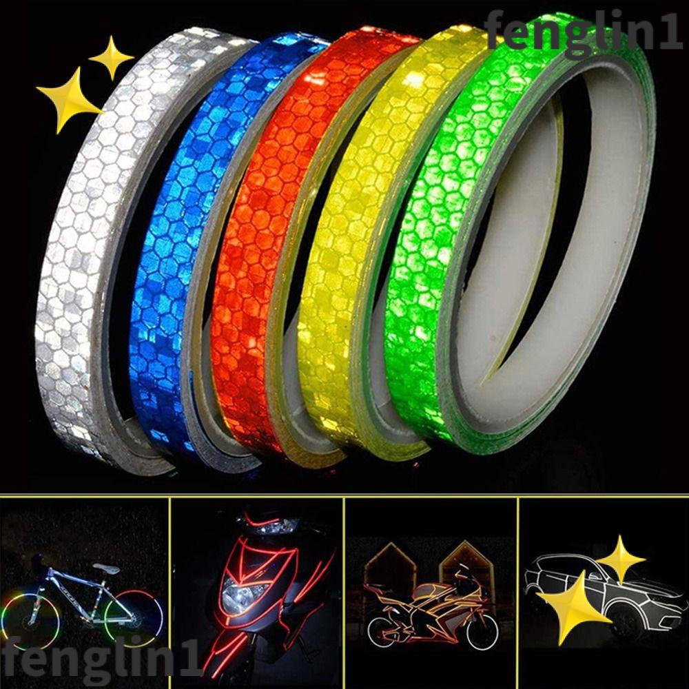 FENG Bike Reflective Tape Decor Decals Self Adhesive Warning Tapes