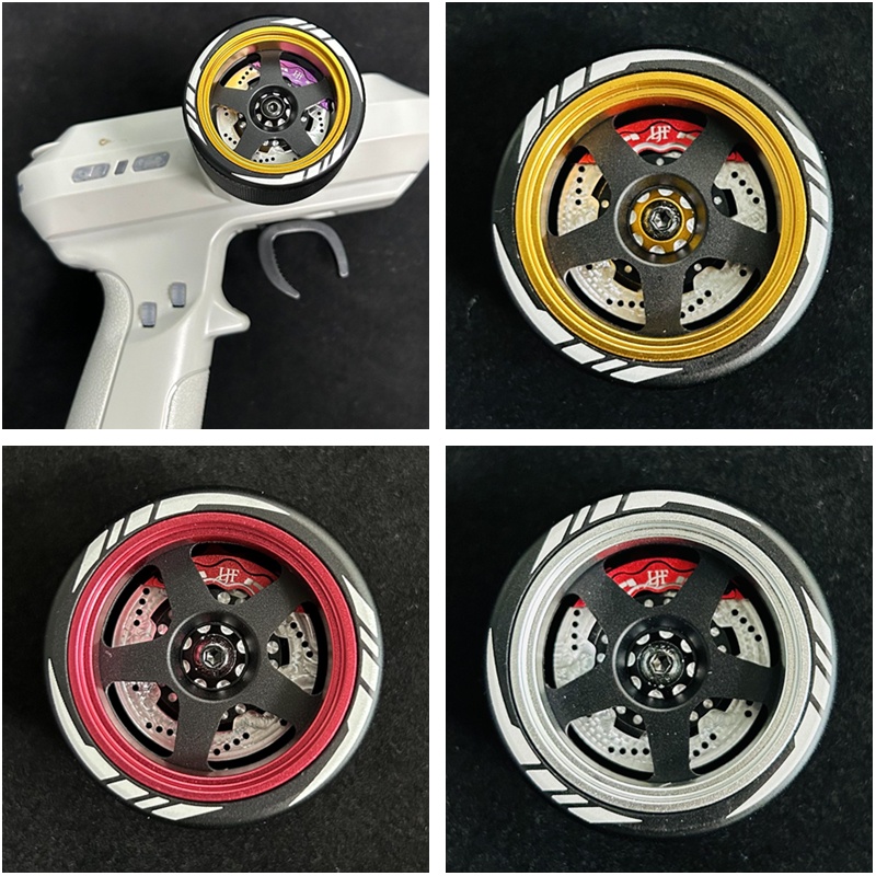 Metal RC Remote Control Transmitter Steering Wheel Handwheel for LDARC ...