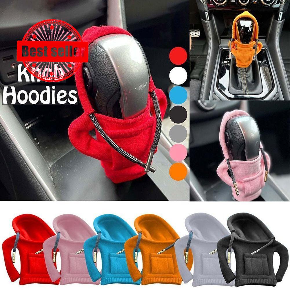 Fashion Funny Knob Hoodie Sweatshirt Car Interior Knob Gear Anti Slip ...