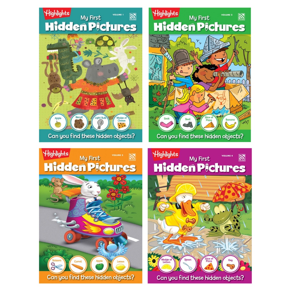 Hidden Picture Puzzles Finding Highlights-My First Pictures Practicing ...