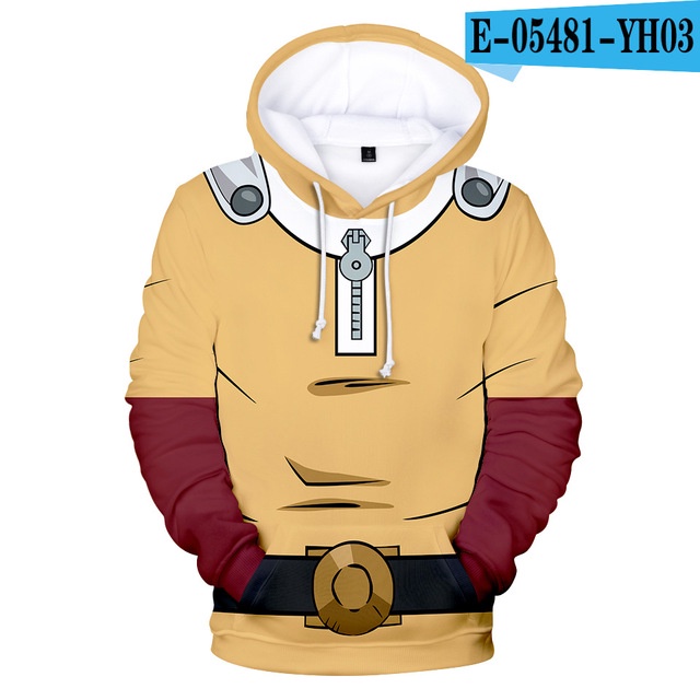 New Anime One Punch man Saitama Oppai Hoodie Shopee Malaysia