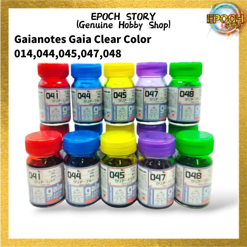 Gaianotes Gaia Clear Color Red Blue Yellow Purple Green 15ml | Shopee ...