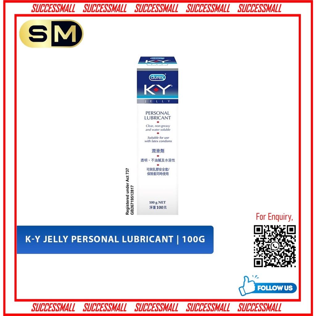 Durex Ky Jelly Personal Lubricant Gel 100g Exp July 2023 Shopee Malaysia 4770