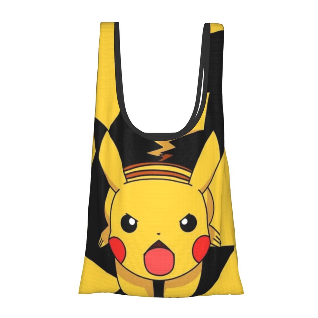 Pokemon Pikachu Foldable Shopping Bag Reusable EcoFriendly Shopping