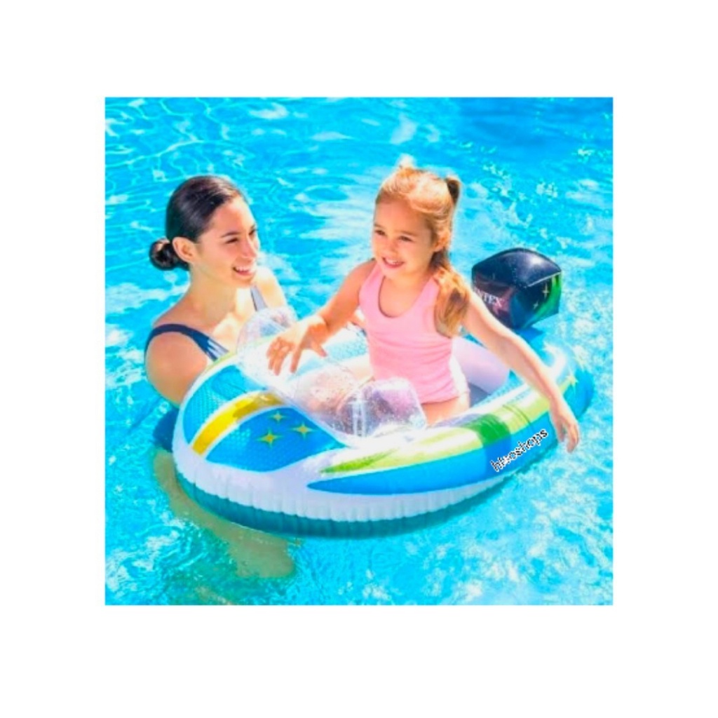INTEX Inflatable Raft Boat-Shaped Float | Shopee Malaysia