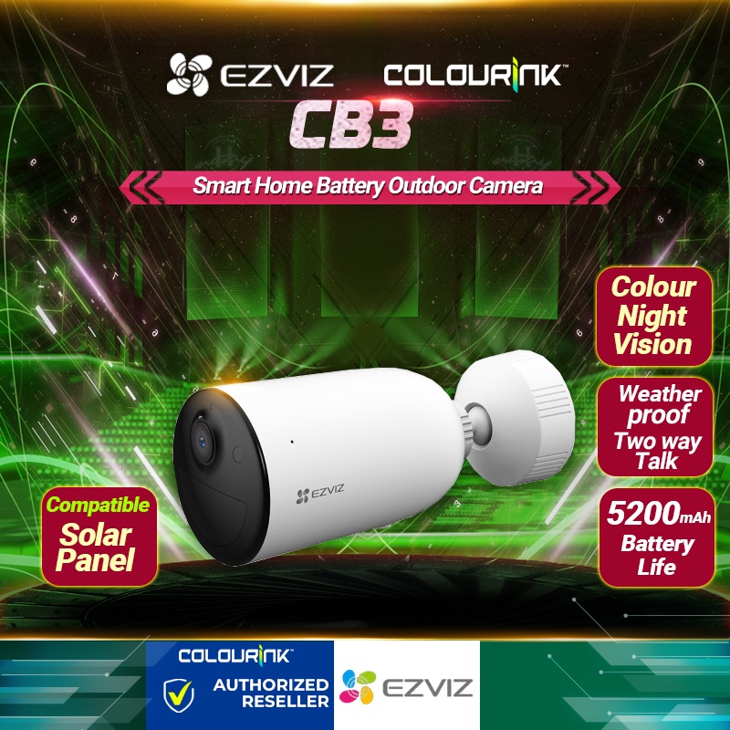 Ezviz CB3 1080P Battery Power Colour Night Vision Security Outdoor ...