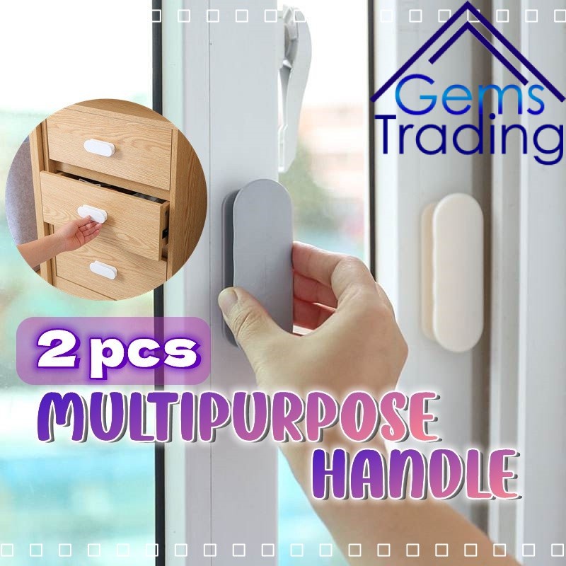 (2pcs/set) Auxiliary Plastic Handle Multi-purpose Strongly Sticky Pull ...