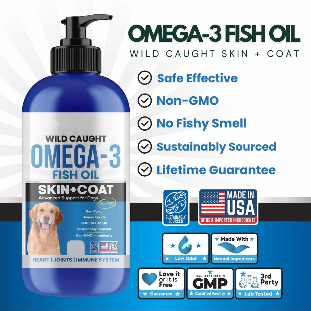 Omega3 Wild Caught Fish Oil For Dog Skin Coat/Minyak Ikan Peliharaan