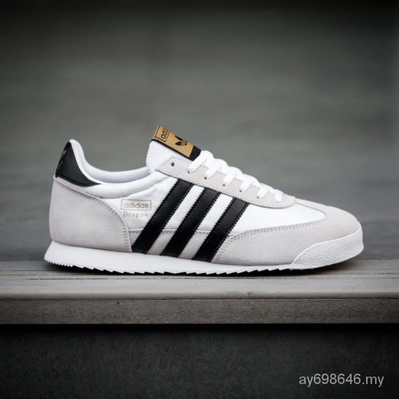 adidas dragon white black gum