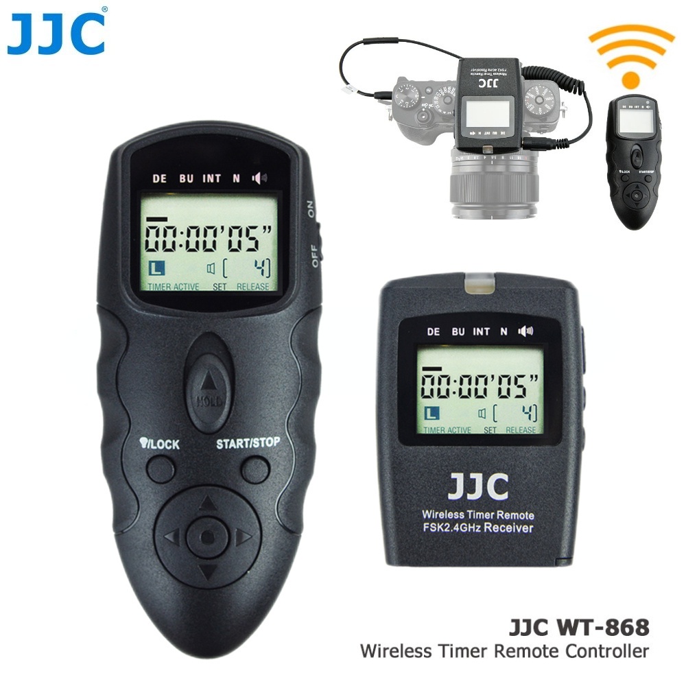 JJC Panasonic 100m Radio Wireless Remote Control Timer Replace DMWRS1