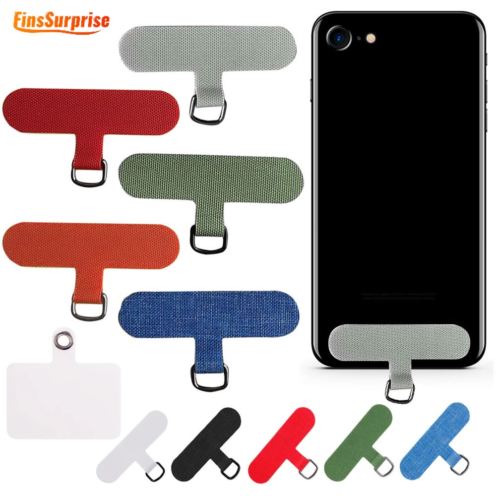 Phone Lanyard Strap Patch Gasket for Mobile Phone Sling Tether Cloth ...