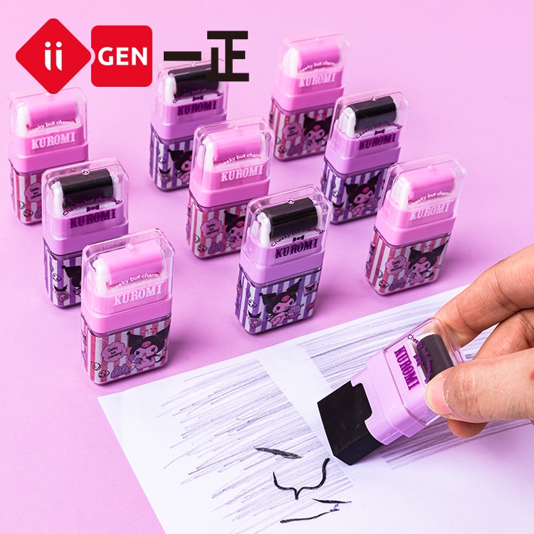 Sanrio Eraser Roller Eraser Kuromi Eraser Student Correction Eraser ...