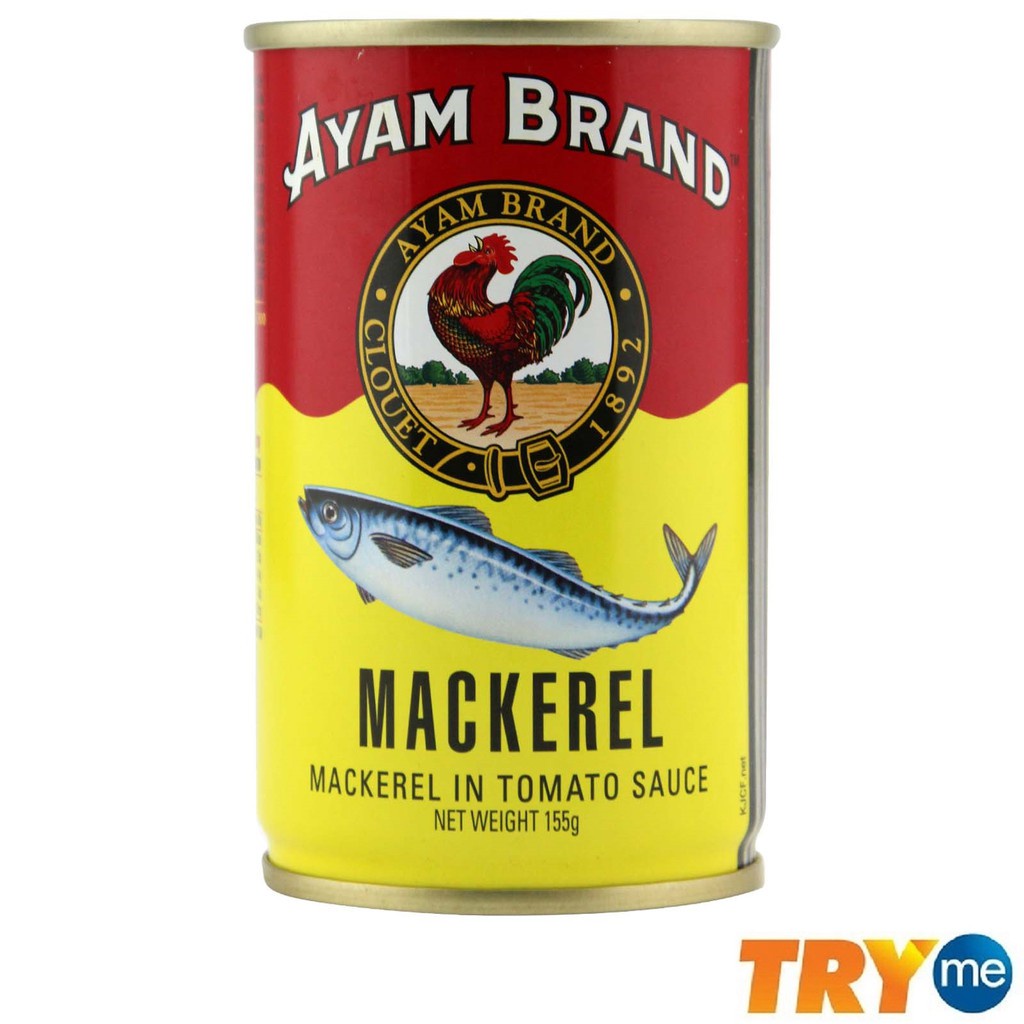 Ayam Brand Mackerel in Tomato Sauce (155g) Shopee Malaysia