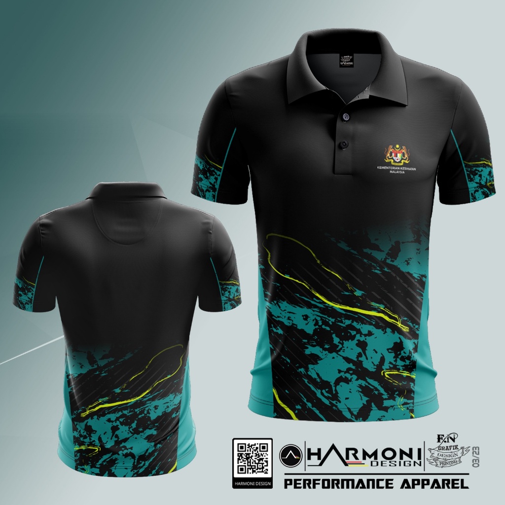 BAJU KKM KESIHATAN 3 | Sublimation Tshirt Jersey | Shopee Malaysia