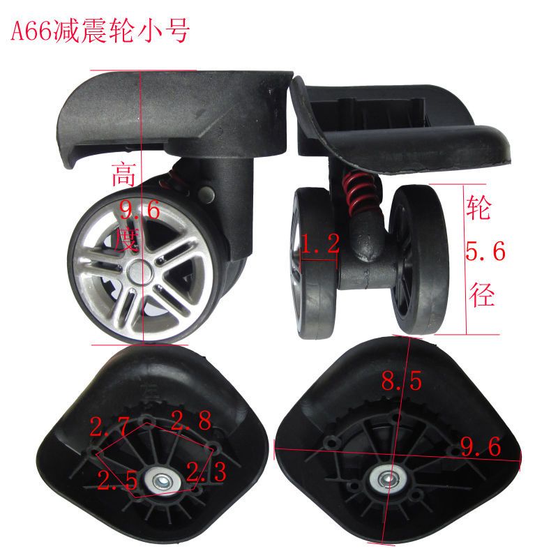1 Pair Set Luggage Wheel Replacement Trolley Bag Wheel Accessories