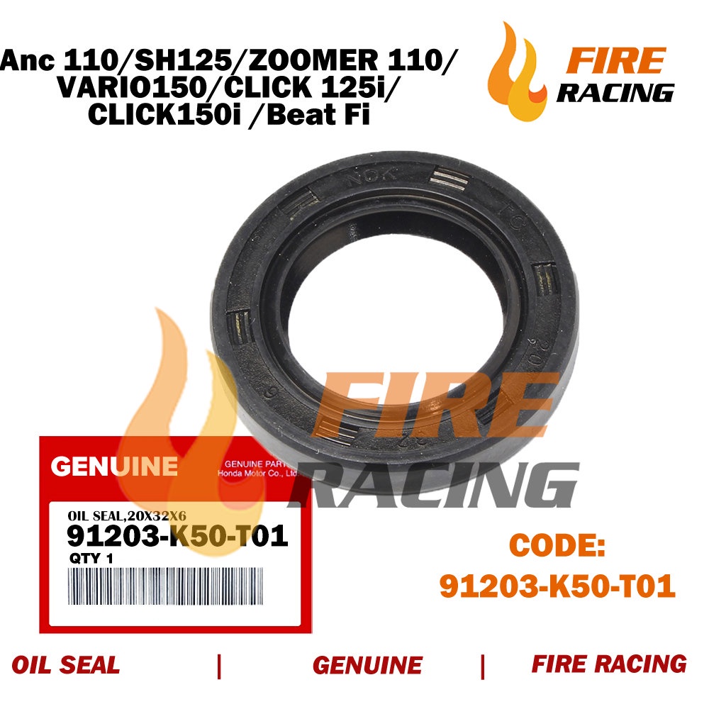 OIL SEAL (Torque Drive Shaft) VARIO150/CLICK 125i,150i, Beat Fi/Anc 110