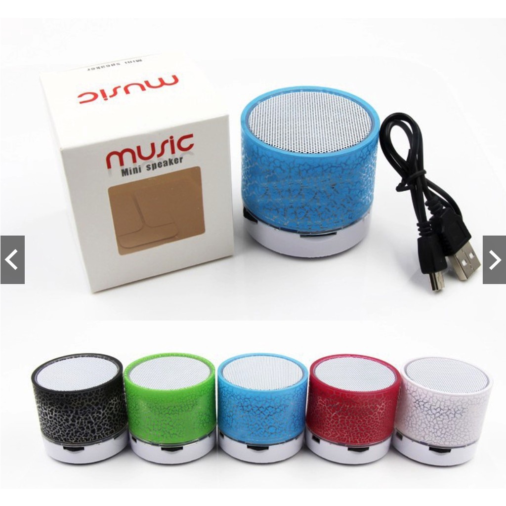JOVOO Speaker Colorful LED Light Mini Portable Bluetooth Speaker ...