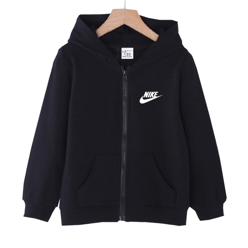 【Ready Stocks】Children's Sweater Cotton Zip Jacket Sweater NK Sweater