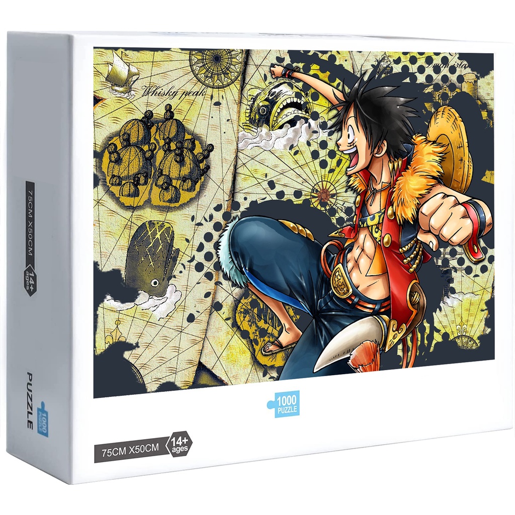 Ready Stock One Piece Luffy Japanese Anime Jigsaw Puzzles 1000 Pcs