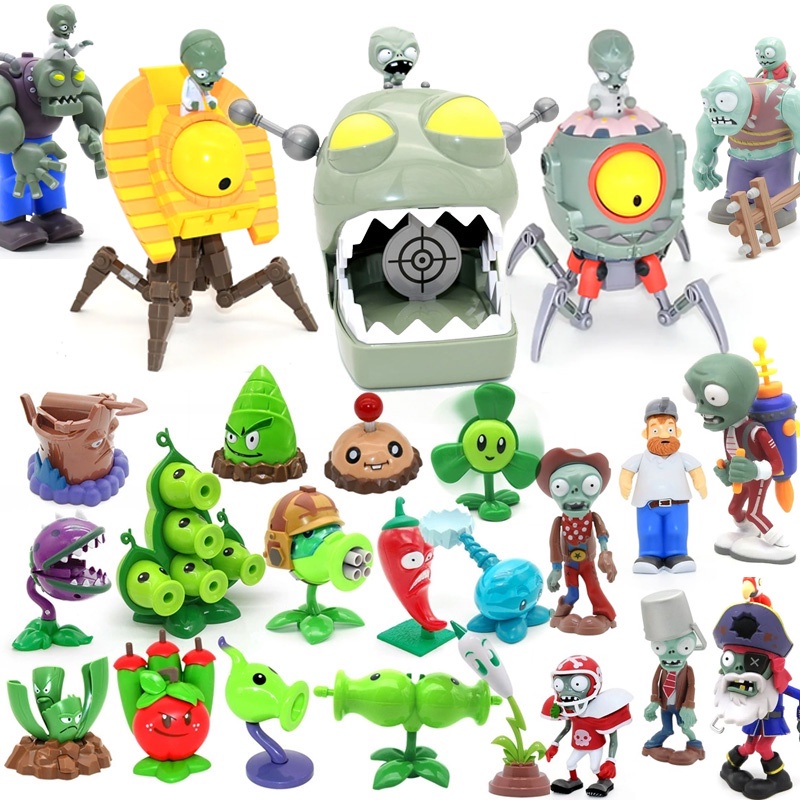 Battle Game PVZ Plants vs. Zombies Single Zombie Dolls in Bulk Plant ...