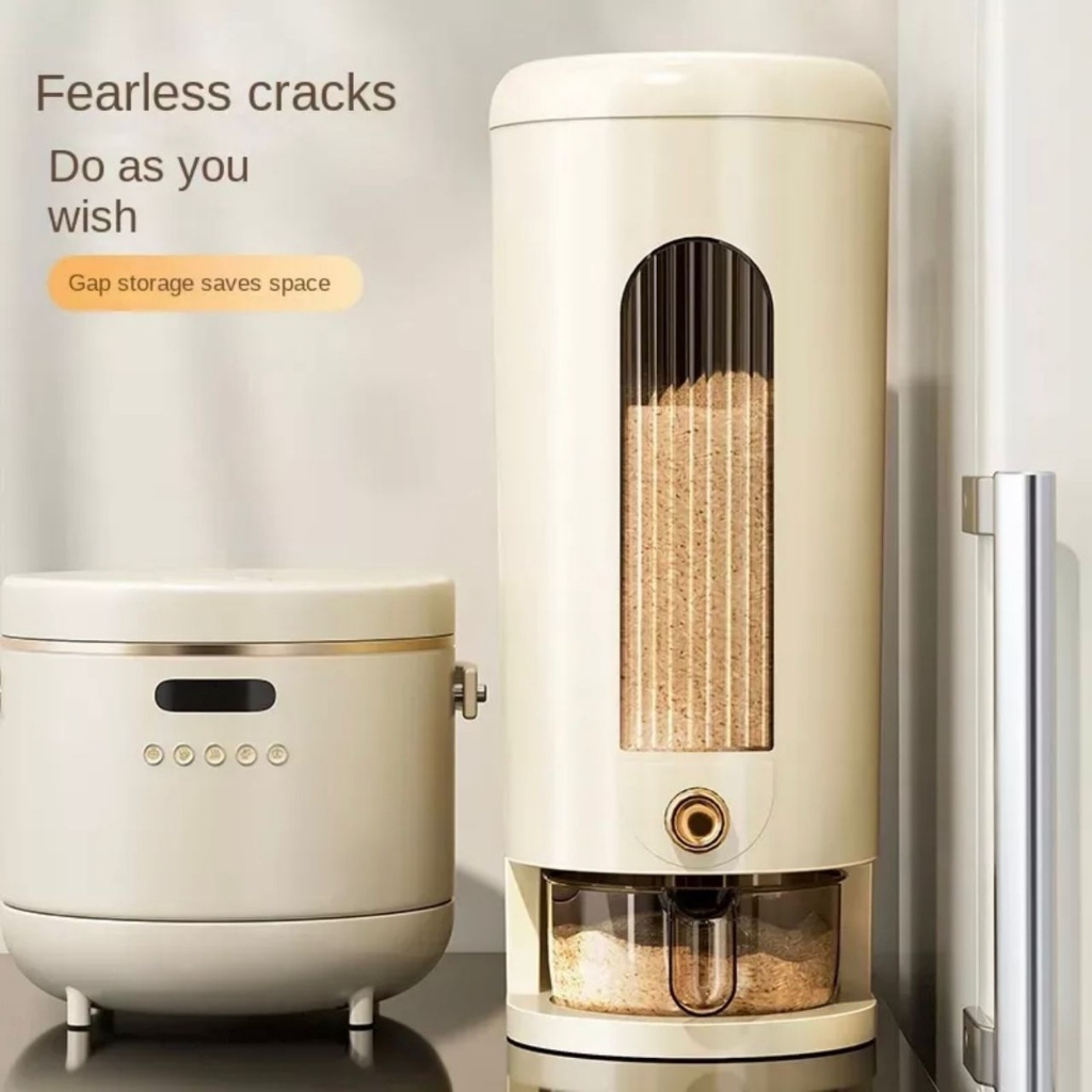SUPER CAPACITY 5KG/10KG Rice Dispenser Nano Bucket Insect Moisture ...