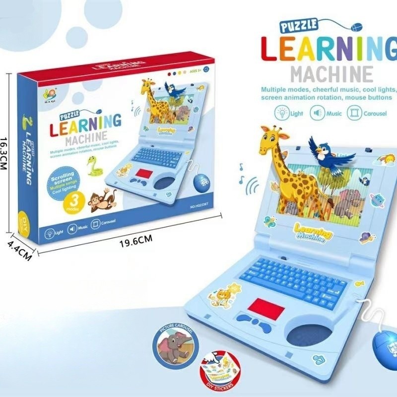 Ordinateur Portable Éducatif Pour Enfants – Jeu D’Apprentissage Avec Musique Et Activités Interactives, Dès 3 Ans
